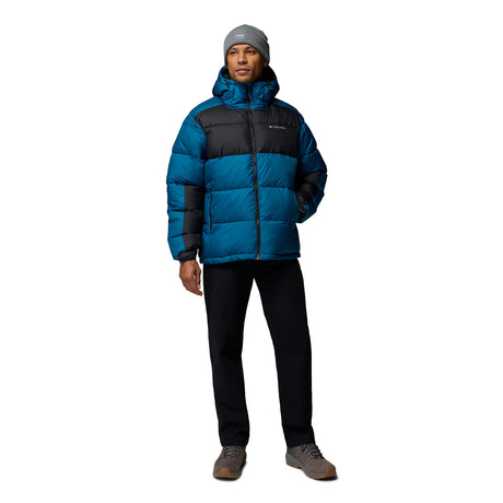 Columbia Men's Pike Lake II Hooded Jacket Phoenix Blue/Black / Small - 53 Degrees North