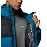 Columbia Men's Pike Lake II Hooded Jacket Phoenix Blue/Black / Small - 53 Degrees North