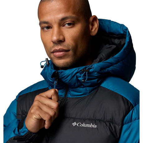 Columbia Men's Pike Lake II Hooded Jacket Phoenix Blue/Black / Small - 53 Degrees North