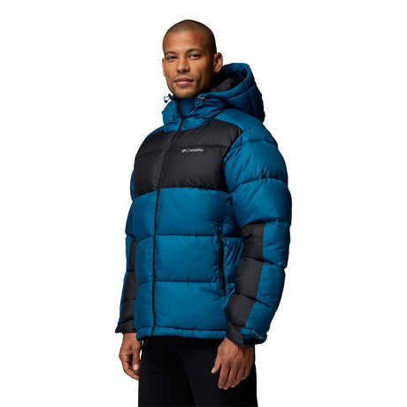 Columbia Men's Pike Lake II Hooded Jacket Phoenix Blue/Black / Small - 53 Degrees North