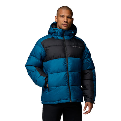 Columbia Men's Pike Lake II Hooded Jacket Phoenix Blue/Black / Small - 53 Degrees North