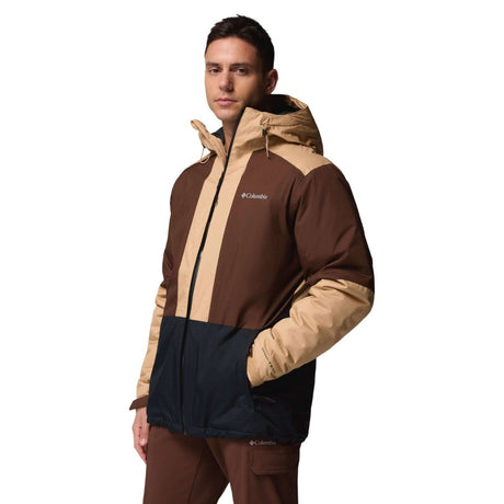 Columbia Men's Point Park II Insulated Jacket Black/Toacco/Canoe / Small-Black/Toacco/Canoe / Medium-Black/Toacco/Canoe / Large-Black/Toacco/Canoe / X-Large-Black/Toacco/Canoe / XX-Large - 53 Degrees North 