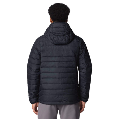 Columbia Men's Powder Lite II Hooded Jacket Rain Forest/Canoe/Black / Small-Rain Forest/Canoe/Black / Medium-Rain Forest/Canoe/Black / Large-Rain Forest/Canoe/Black / X-Large-Rain Forest/Canoe/Black / XX-Large - 53 Degrees North 