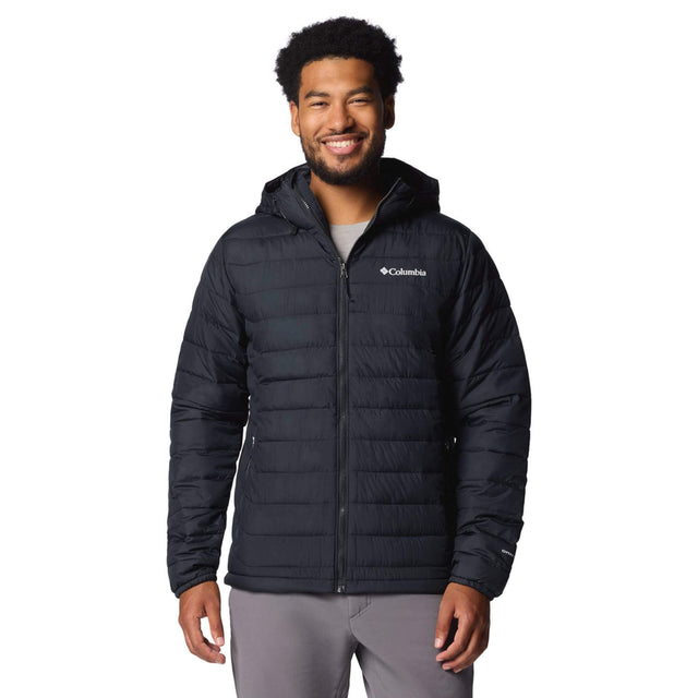 Columbia Men's Powder Lite II Hooded Jacket Black / Small - 53 Degrees North