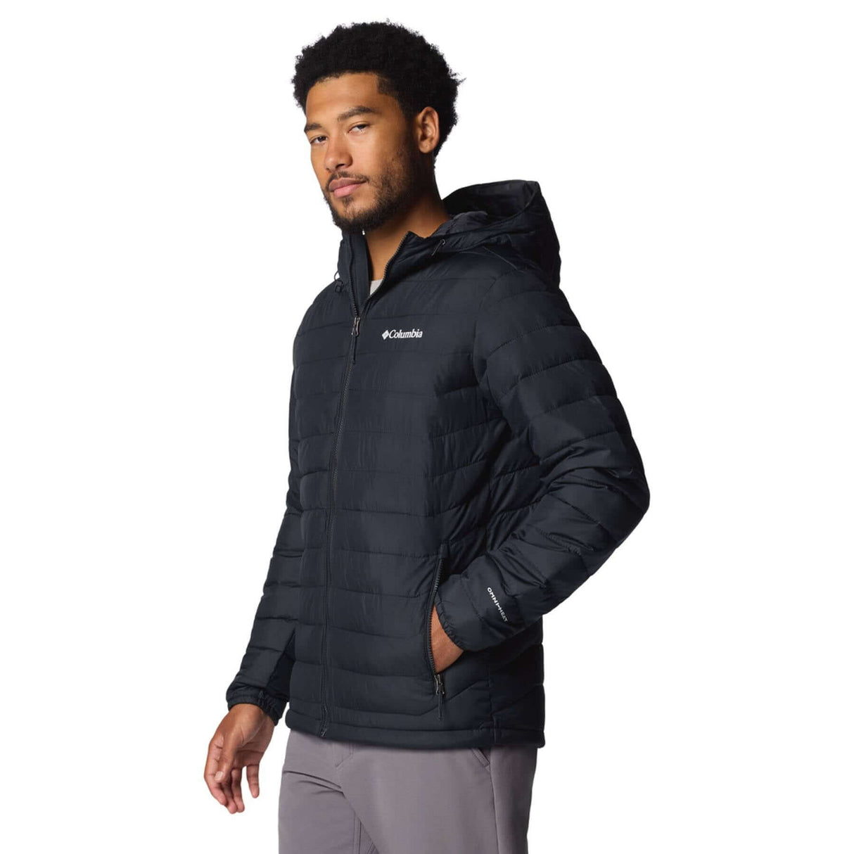 Columbia Men's Powder Lite II Hooded Jacket Rain Forest/Canoe/Black / Small-Rain Forest/Canoe/Black / Medium-Rain Forest/Canoe/Black / Large-Rain Forest/Canoe/Black / X-Large-Rain Forest/Canoe/Black / XX-Large - 53 Degrees North 