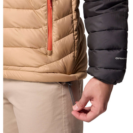 Columbia Men's Powder Lite II Hooded Jacket Rain Forest/Canoe/Black / Small-Rain Forest/Canoe/Black / Medium-Rain Forest/Canoe/Black / Large-Rain Forest/Canoe/Black / X-Large-Rain Forest/Canoe/Black / XX-Large - 53 Degrees North 