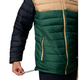 Columbia Men's Powder Lite II Hooded Jacket Rain Forest/Canoe/Black / Small-Rain Forest/Canoe/Black / Medium-Rain Forest/Canoe/Black / Large-Rain Forest/Canoe/Black / X-Large-Rain Forest/Canoe/Black / XX-Large - 53 Degrees North 