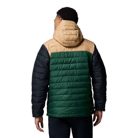 Columbia Men's Powder Lite II Hooded Jacket Rain Forest/Canoe/Black / Small-Rain Forest/Canoe/Black / Medium-Rain Forest/Canoe/Black / Large-Rain Forest/Canoe/Black / X-Large-Rain Forest/Canoe/Black / XX-Large - 53 Degrees North 
