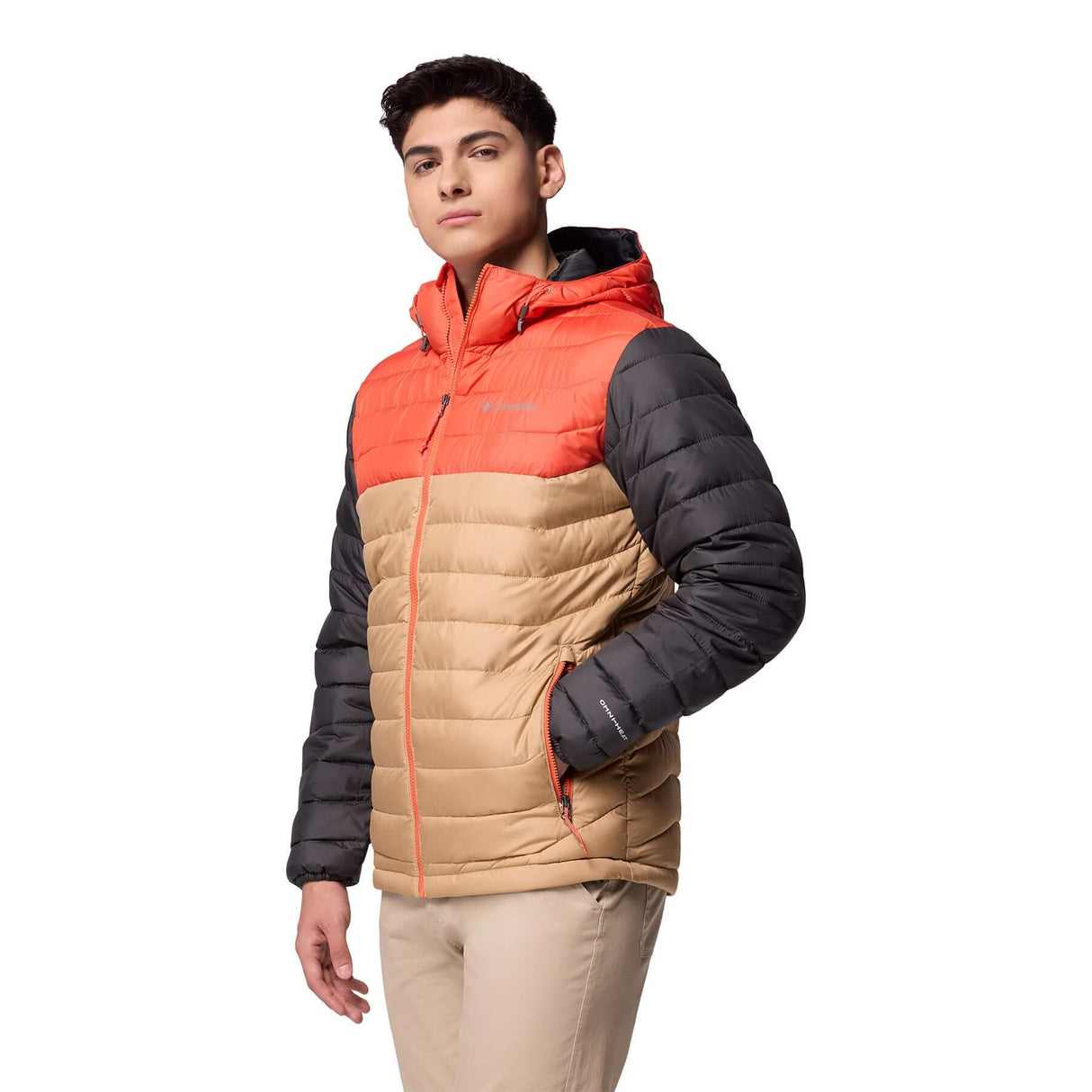 Columbia Men's Powder Lite II Hooded Jacket Rain Forest/Canoe/Black / Small-Rain Forest/Canoe/Black / Medium-Rain Forest/Canoe/Black / Large-Rain Forest/Canoe/Black / X-Large-Rain Forest/Canoe/Black / XX-Large - 53 Degrees North 