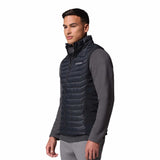 Columbia Men's Powder Pass Hybrid Vest Black / Small-Black / Medium-Black / Large-Black / X-Large-Black / XX-Large - 53 Degrees North 