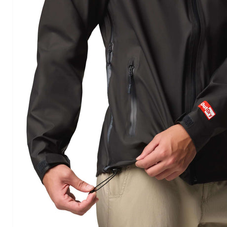 Columbia Men's Reign No Shine Waterproof Jacket Black / Small-Black / Medium-Black / Large-Black / X-Large-Black / XX-Large - 53 Degrees North 