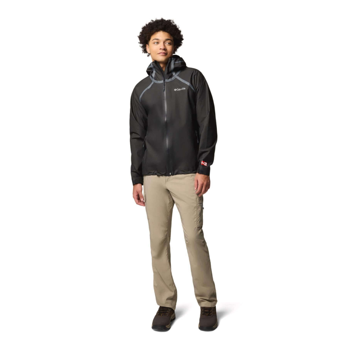 Columbia Men's Reign No Shine Waterproof Jacket Black / Small-Black / Medium-Black / Large-Black / X-Large-Black / XX-Large - 53 Degrees North 
