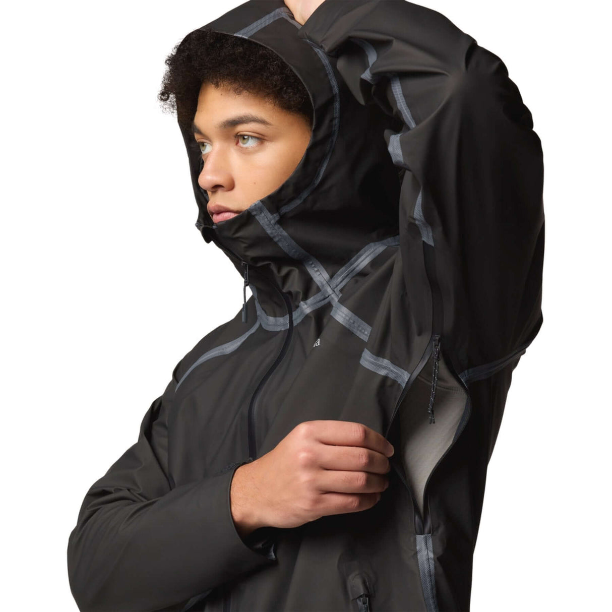 Columbia Men's Reign No Shine Waterproof Jacket Black / Small-Black / Medium-Black / Large-Black / X-Large-Black / XX-Large - 53 Degrees North 