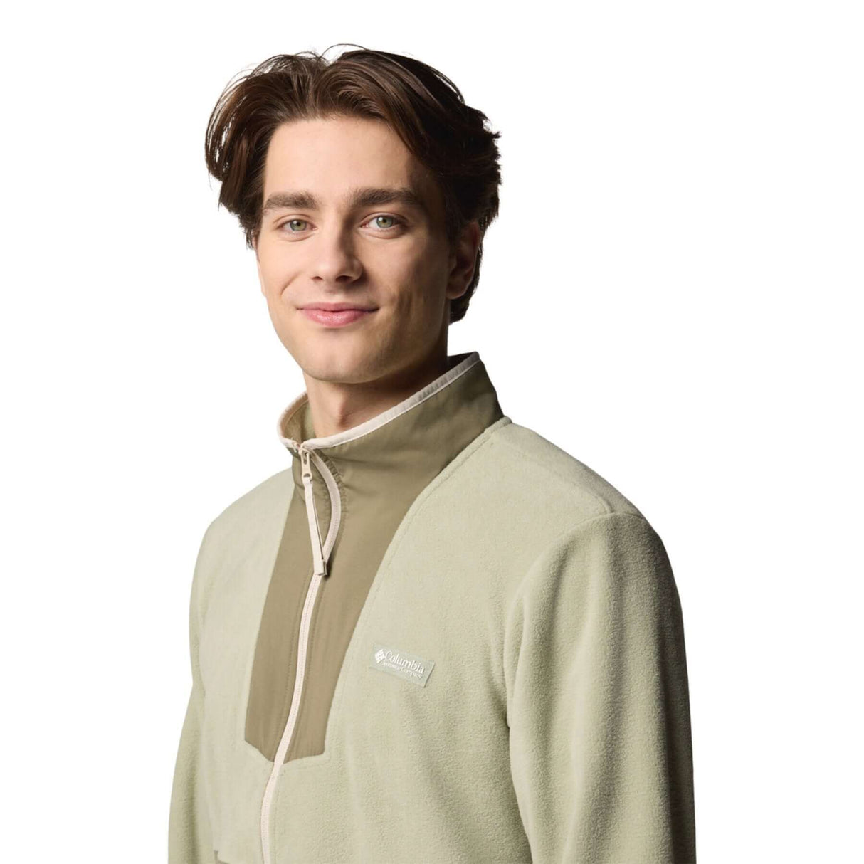 Columbia Men's Sequoia Grove Fleece Jacket Safari/Stone Green / Small-Safari/Stone Green / Medium-Safari/Stone Green / Large-Safari/Stone Green / X-Large-Safari/Stone Green / XX-Large - 53 Degrees North 