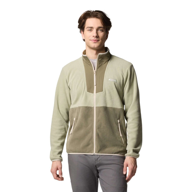 Columbia Men's Sequoia Grove Fleece Jacket Safari/Stone Green / Small-Safari/Stone Green / Medium-Safari/Stone Green / Large-Safari/Stone Green / X-Large-Safari/Stone Green / XX-Large - 53 Degrees North 