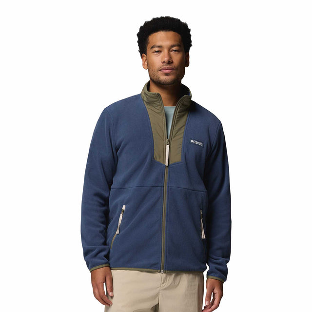 Columbia Men's Sequoia Grove Full Zip Fleece Dark Mountain/Stone Green/Dark Stone / Small-Dark Mountain/Stone Green/Dark Stone / Medium-Dark Mountain/Stone Green/Dark Stone / Large-Dark Mountain/Stone Green/Dark Stone / X-Large-Dark Mountain/Stone Green/Dark Stone / XX-Large - 53 Degrees North 