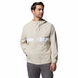 Columbia Men's Spire Valley Hooded Windbreaker Dark Stone/White / Small-Dark Stone/White / Medium-Dark Stone/White / Large-Dark Stone/White / X-Large-Dark Stone/White / XX-Large - 53 Degrees North 