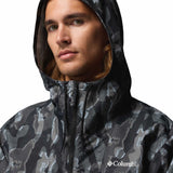 Columbia Men's Spire Valley Novelty Windbreaker Black/Treebark / Small-Black/Treebark / Medium-Black/Treebark / Large-Black/Treebark / X-Large-Black/Treebark / XX-Large - 53 Degrees North 