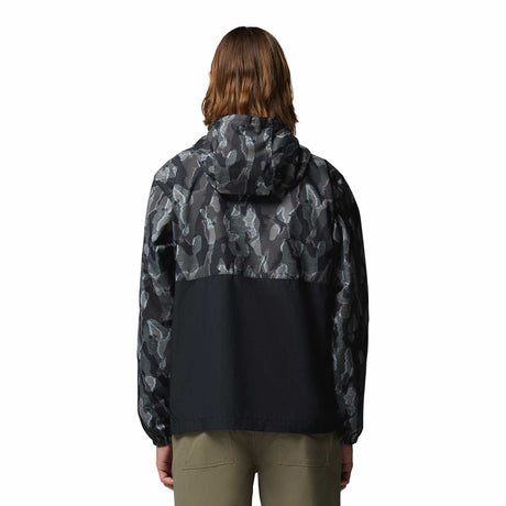 Columbia Men's Spire Valley Novelty Windbreaker Black/Treebark / Small-Black/Treebark / Medium-Black/Treebark / Large-Black/Treebark / X-Large-Black/Treebark / XX-Large - 53 Degrees North 