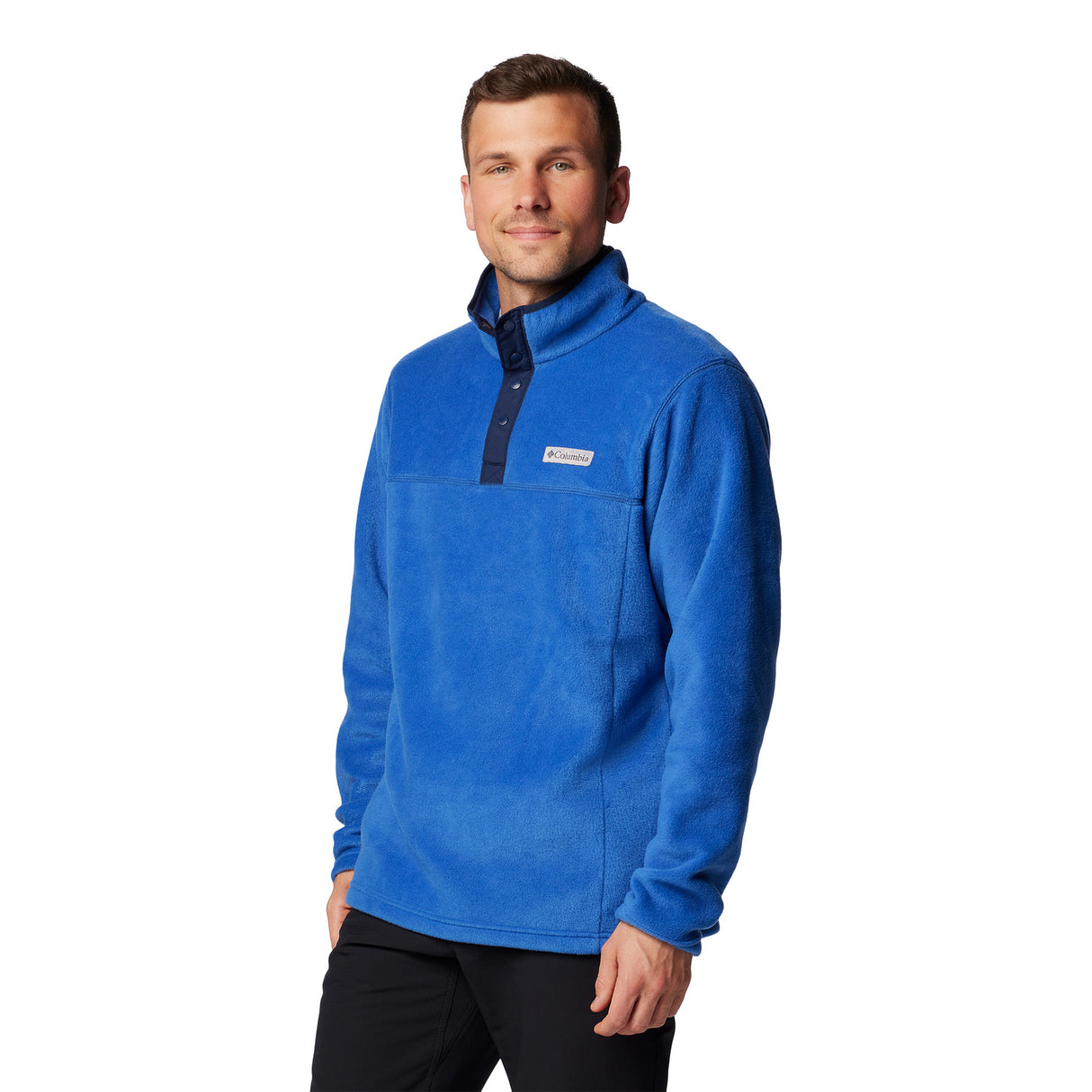 Columbia Men's Steens Mountain Half Snap Fleece Collegiate Navy/Dark Mountain / Small-Collegiate Navy/Dark Mountain / Medium-Collegiate Navy/Dark Mountain / Large-Collegiate Navy/Dark Mountain / X-Large-Collegiate Navy/Dark Mountain / XX-Large - 53 Degrees North 