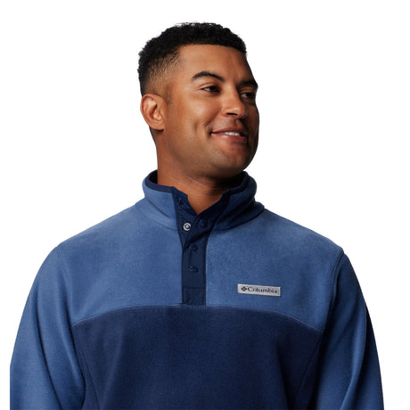 Columbia Men's Steens Mountain Half Snap Fleece Stone Green/Shark / Small-Stone Green/Shark / Medium-Stone Green/Shark / Large-Stone Green/Shark / X-Large-Stone Green/Shark / XX-Large - 53 Degrees North 