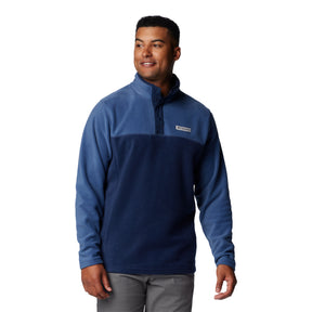 Columbia Men's Steens Mountain Half Snap Fleece Collegiate Navy/Dark Mountain / Small-Collegiate Navy/Dark Mountain / Medium-Collegiate Navy/Dark Mountain / Large-Collegiate Navy/Dark Mountain / X-Large-Collegiate Navy/Dark Mountain / XX-Large - 53 Degrees North 