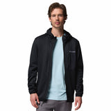 Columbia Men's Tall Heights Hooded Fleece Jacket Black / Small - 53 Degrees North