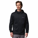 Columbia Men's Tall Heights Hooded Fleece Jacket Black / Small - 53 Degrees North