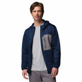 Columbia Men's Tall Heights Hooded Grid Fleece Full Zip Fleece Jacket Black / Small-Black / Medium-Black / Large-Black / X-Large-Black / XX-Large - 53 Degrees North 