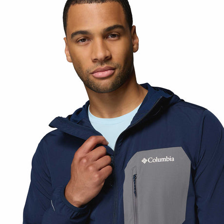 Columbia Men's Tall Heights III Hooded Softshell Jacket Black / Small-Black / Medium-Black / Large-Black / X-Large-Black / XX-Large - 53 Degrees North 