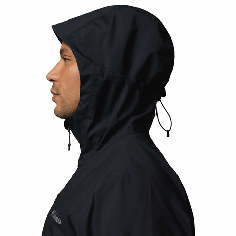 Columbia Men's Trailborne 2.5L Waterproof Shell Jacket Black / Small-Black / Medium-Black / Large-Black / X-Large-Black / XX-Large - 53 Degrees North 