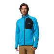 Columbia Men's Triple Canyon Grid Fleece Jacket Compass Blue/Black / Small-Compass Blue/Black / Medium-Compass Blue/Black / Large-Compass Blue/Black / X-Large-Compass Blue/Black / XX-Large - 53 Degrees North 
