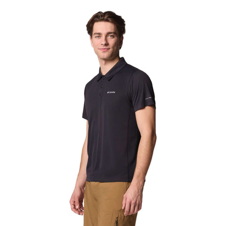 Columbia Men's Zero Rules Light Polo Black / Small - 53 Degrees North