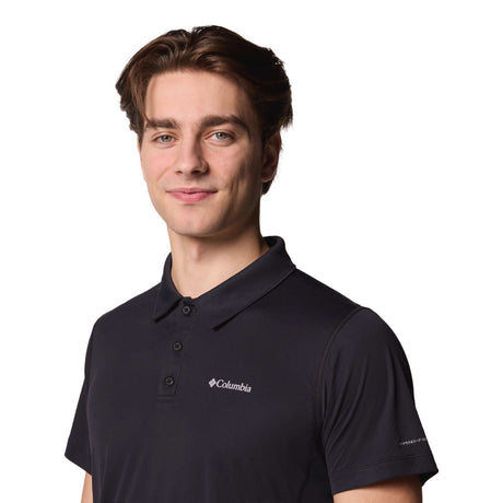 Columbia Men's Zero Rules Light Polo Black / Small - 53 Degrees North