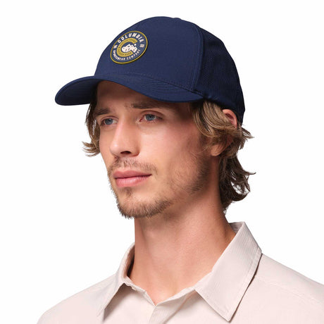 Columbia Mountaincap II 3D Stretch Snap Back Collegiate Navy/C Sport-Black/Outdoor Original-Dark Stone/Outdoor Original - 53 Degrees North 