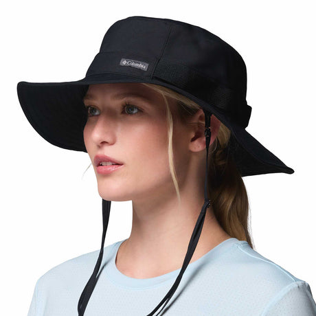 Columbia Packable Bucket Hat Black/Ikatbloom / Small/Medium-Black/Ikatbloom / Large/X-Large - 53 Degrees North 