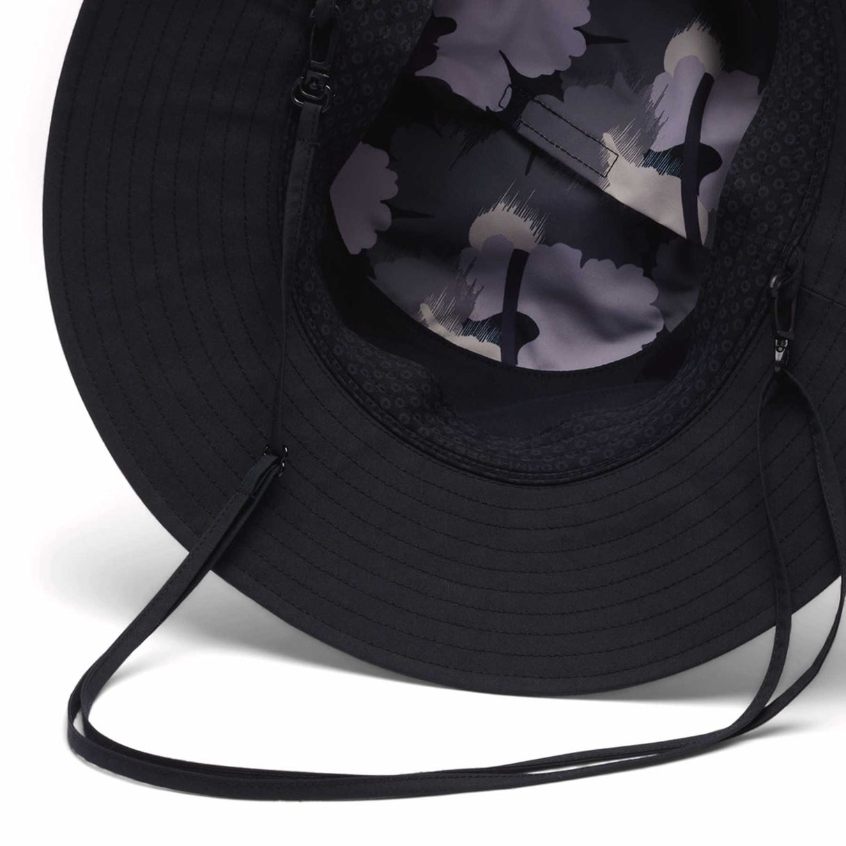 Columbia Packable Bucket Hat Black/Ikatbloom / Small/Medium-Black/Ikatbloom / Large/X-Large - 53 Degrees North 