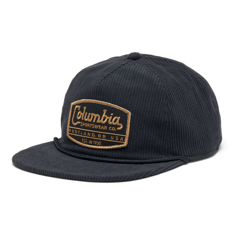 Columbia Packsaddle Corduroy Snap Back Black/CSC Tracks-Camel Brown/Arches-Black/Chenille Patch - 53 Degrees North 