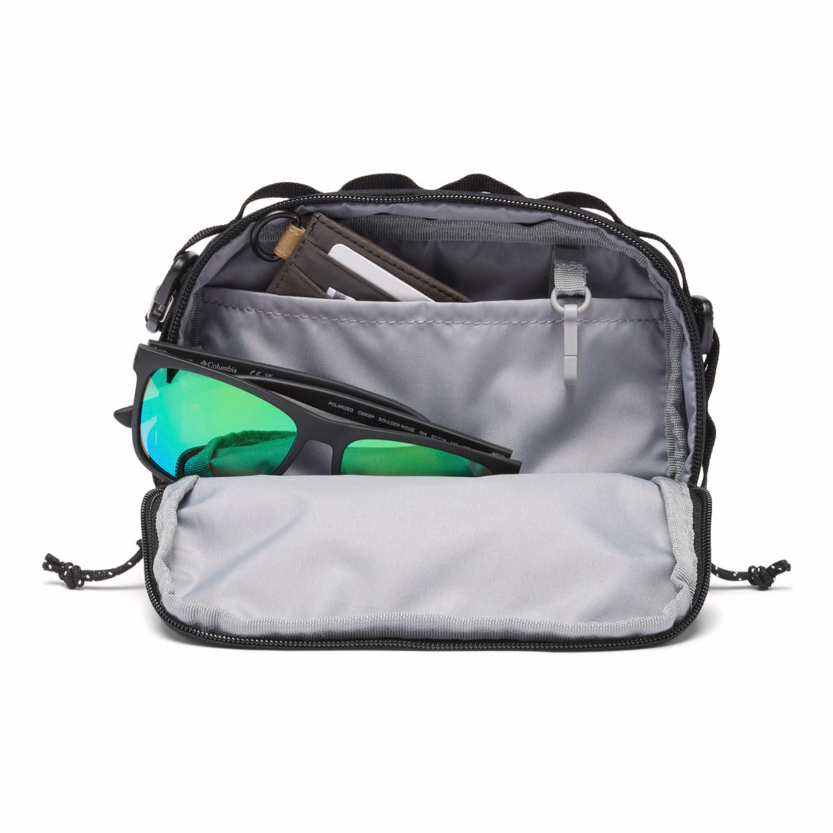 Columbia Trail Traveler Crossbody Bag Black - 53 Degrees North
