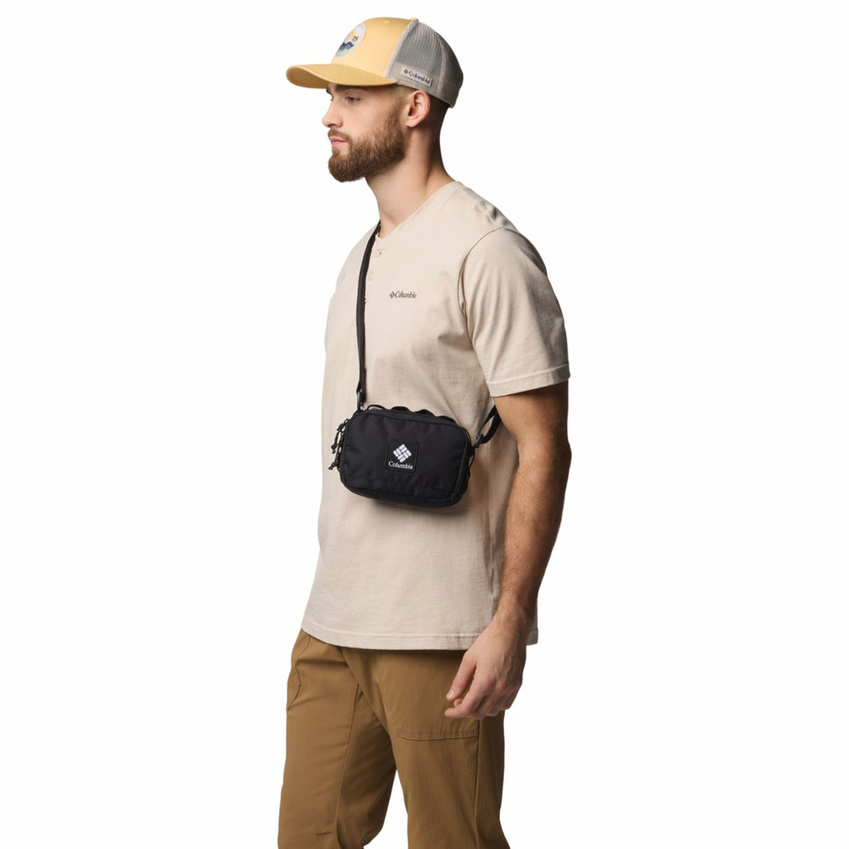 Columbia Trail Traveler Crossbody Bag Black - 53 Degrees North
