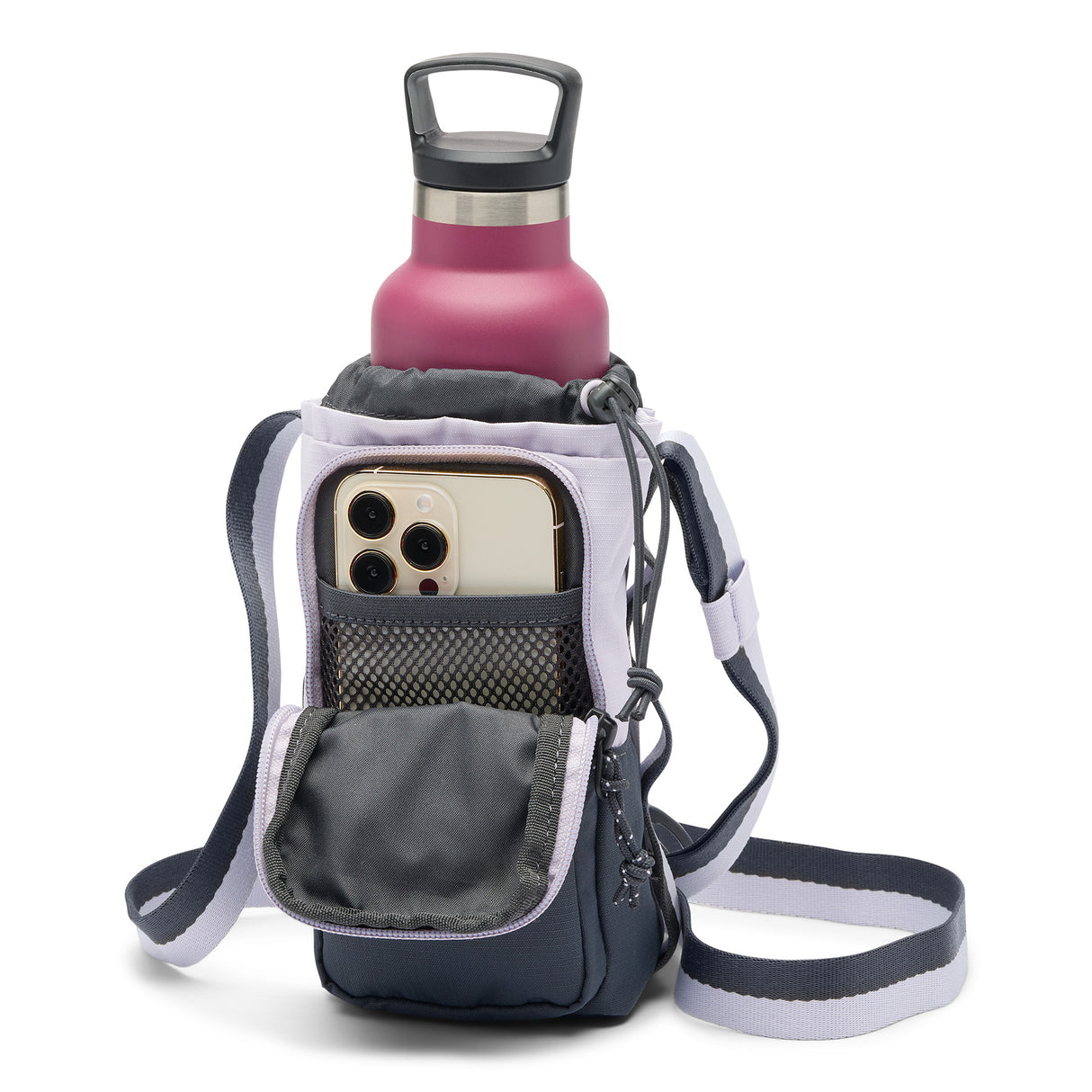 Columbia Trail Traveler Water Bottle Sling Black-Lavender Pearl/Shark-Eraser Pink/Fig/Lemon Wash-Seal Salt Corduroy/Rosette/Moonvista - 53 Degrees North 