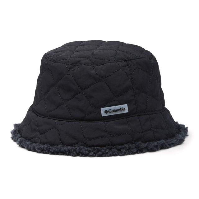 Columbia Winter Pass II Reversible Bucket Hat Black/Black / Small/Medium-Black/Black / Large/X-Large - 53 Degrees North 