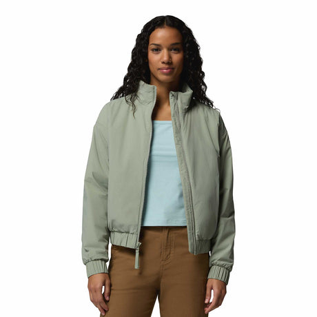 Columbia Women's Amazestretch Insulated Bomber Jacket Safari / X-Small-Safari / Small-Safari / Medium-Safari / Large-Safari / X-Large - 53 Degrees North 