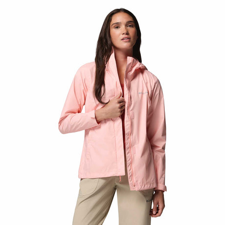 Columbia Women's Arcadia Waterproof Jacket Pink Sand / X-Small-Pink Sand / Small-Pink Sand / Medium-Pink Sand / Large-Pink Sand / X-Large - 53 Degrees North 