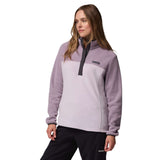 Columbia Women's Benton Springs 1/2 Snap Pullover Lavender Pearl/Share Purple/Shark / X-Small-Lavender Pearl/Share Purple/Shark / Small-Lavender Pearl/Share Purple/Shark / Medium-Lavender Pearl/Share Purple/Shark / Large-Lavender Pearl/Share Purple/Shark / X-Large - 53 Degrees North 