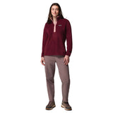 Columbia Women's Benton Springs 1/2 Snap Pullover Lavender Pearl/Share Purple/Shark / X-Small-Lavender Pearl/Share Purple/Shark / Small-Lavender Pearl/Share Purple/Shark / Medium-Lavender Pearl/Share Purple/Shark / Large-Lavender Pearl/Share Purple/Shark / X-Large - 53 Degrees North 