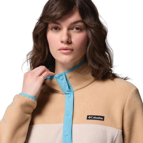 Columbia Women's Benton Springs 1/2 Snap Pullover Lavender Pearl/Share Purple/Shark / X-Small-Lavender Pearl/Share Purple/Shark / Small-Lavender Pearl/Share Purple/Shark / Medium-Lavender Pearl/Share Purple/Shark / Large-Lavender Pearl/Share Purple/Shark / X-Large - 53 Degrees North 