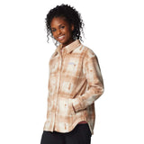 Columbia Women's Benton Springs Fleece Shirt Jacket Camel Brown Omblur / X-Small-Camel Brown Omblur / Small-Camel Brown Omblur / Medium-Camel Brown Omblur / Large-Camel Brown Omblur / X-Large - 53 Degrees North 