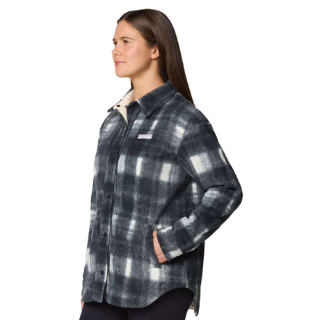 Columbia Women's Benton Springs Fleece Shirt Jacket Camel Brown Omblur / X-Small-Camel Brown Omblur / Small-Camel Brown Omblur / Medium-Camel Brown Omblur / Large-Camel Brown Omblur / X-Large - 53 Degrees North 