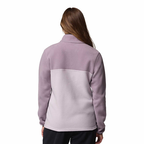 Columbia Women's Benton Springs Half Snap Pullover Lavender Pearl/Shale Purple / X-Small-Lavender Pearl/Shale Purple / Small-Lavender Pearl/Shale Purple / Medium-Lavender Pearl/Shale Purple / Large-Lavender Pearl/Shale Purple / X-Large - 53 Degrees North 